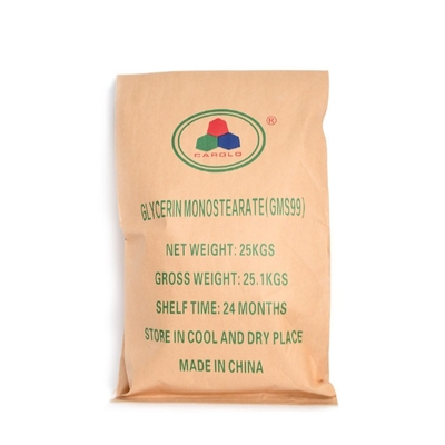Distilled Monoglyceride GMS Halal Kosher được phê duyệt DMG90 cho bánh